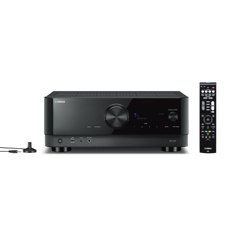 Yamaha Rx-V4a 5.2-Channel Home Theater Receiver With Musiccast 80 Watts Per Channel