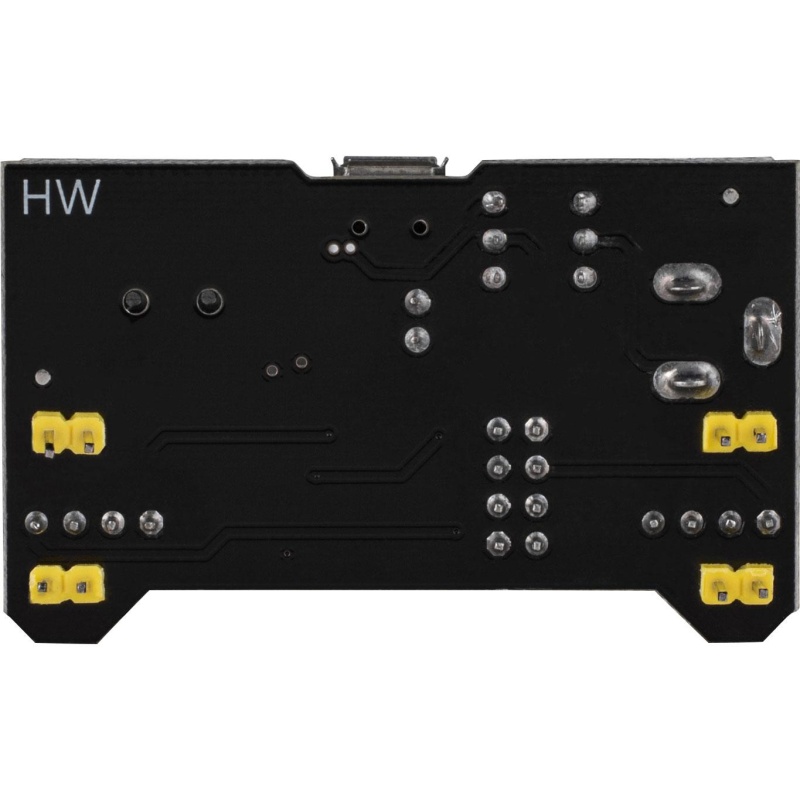 Power Supply Module With Micro Usb For 6.5" X 2.1" Breadboards