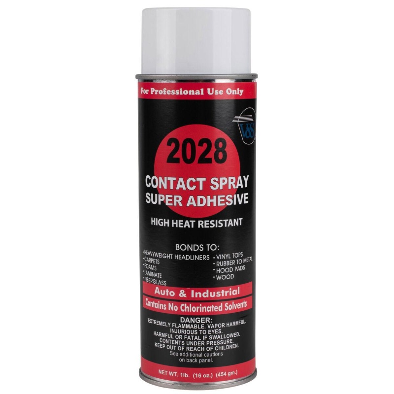 V&S 2028 Headliner Speaker Cabinet Carpet Contact Adhesive Spray 15 Oz