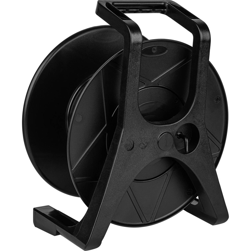 Hand Operated Heavy Duty Plastic Large Cord Storage Reel With Stand And Brake