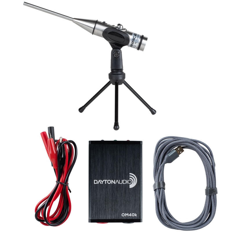 Dayton Audio Omnimic 40K Precision Measurement Microphone System