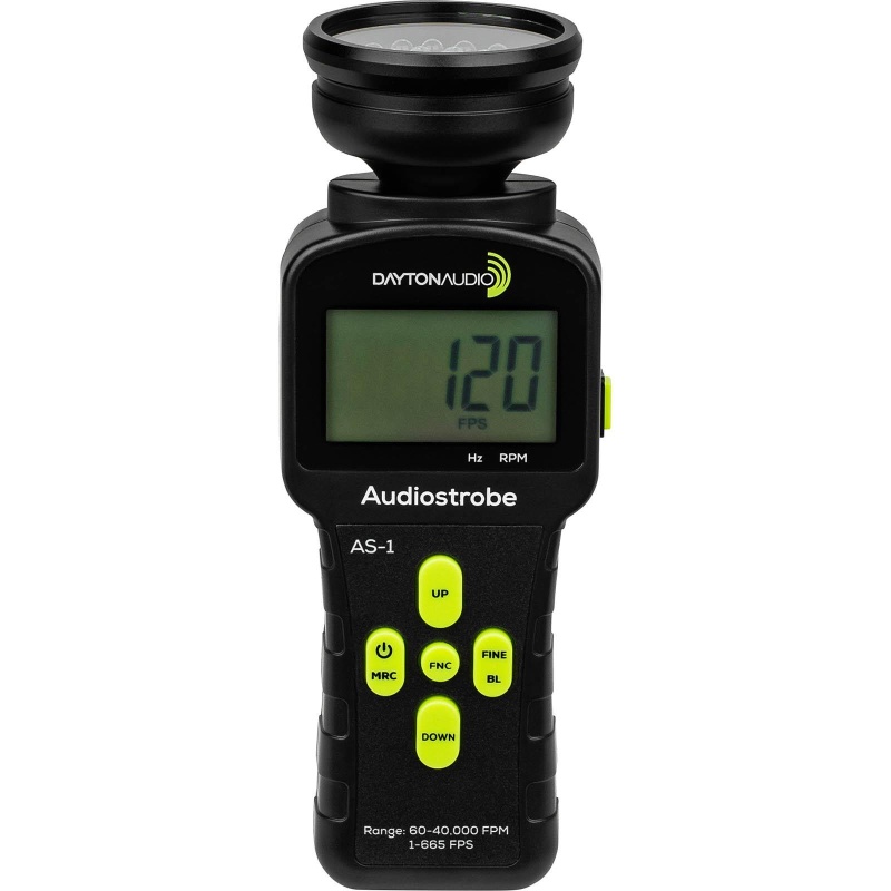 Dayton Audio As-1 Audiostrobe Woofer Analyzer Stroboscope