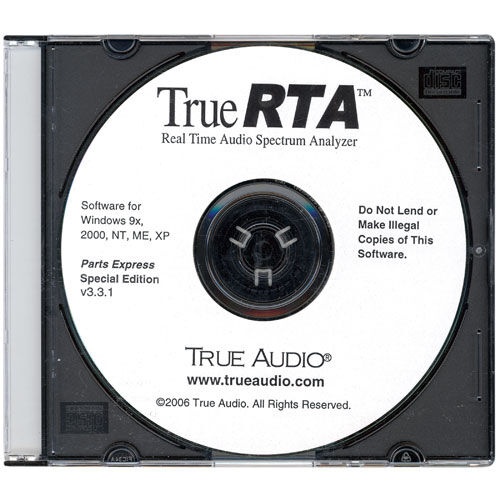 True Audio Truerta Audio Spectrum Analyzer Software