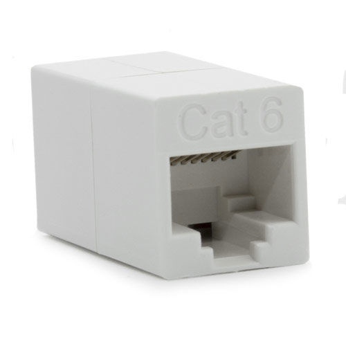 Dalco Cat6 Rj45 Inline Coupler - White