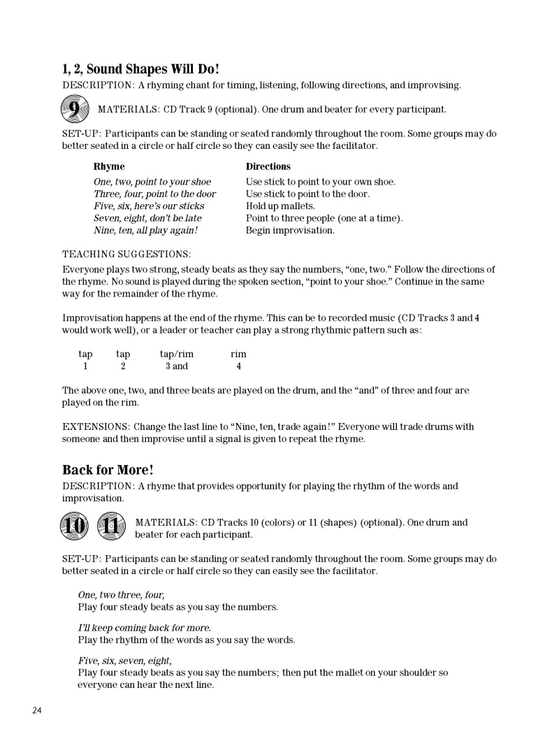Sound Shape® Playbook With Cd