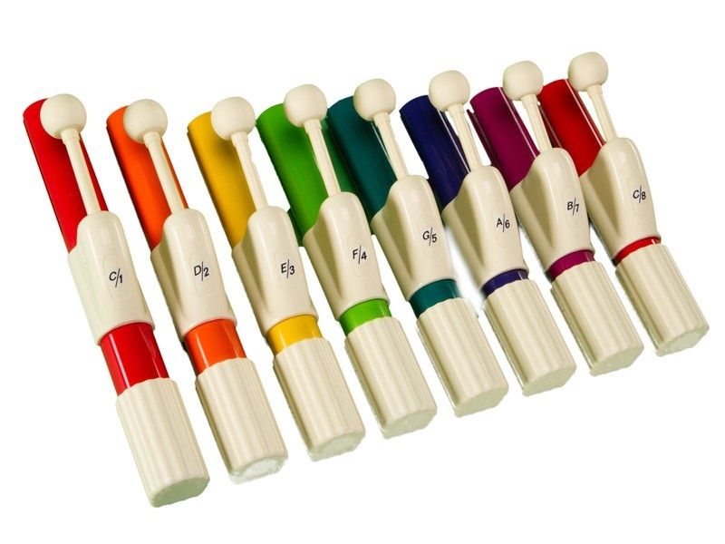 Chroma-Notes® 8-Note C Major Diatonic Student Hand Chimes Set