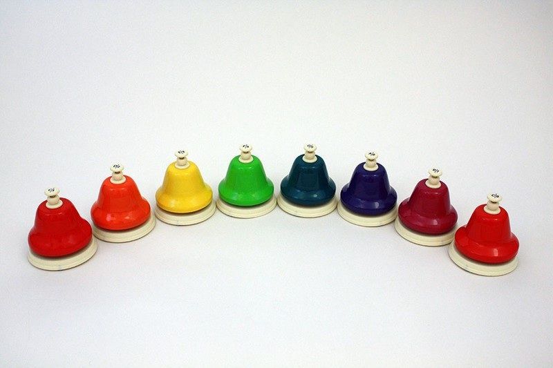 Chroma-Notes® 8-Note C Major Diatonic Desk Bell Set