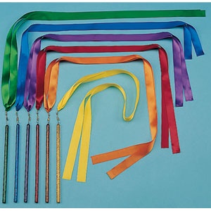 Set Of 6 72" Ribbon Wands