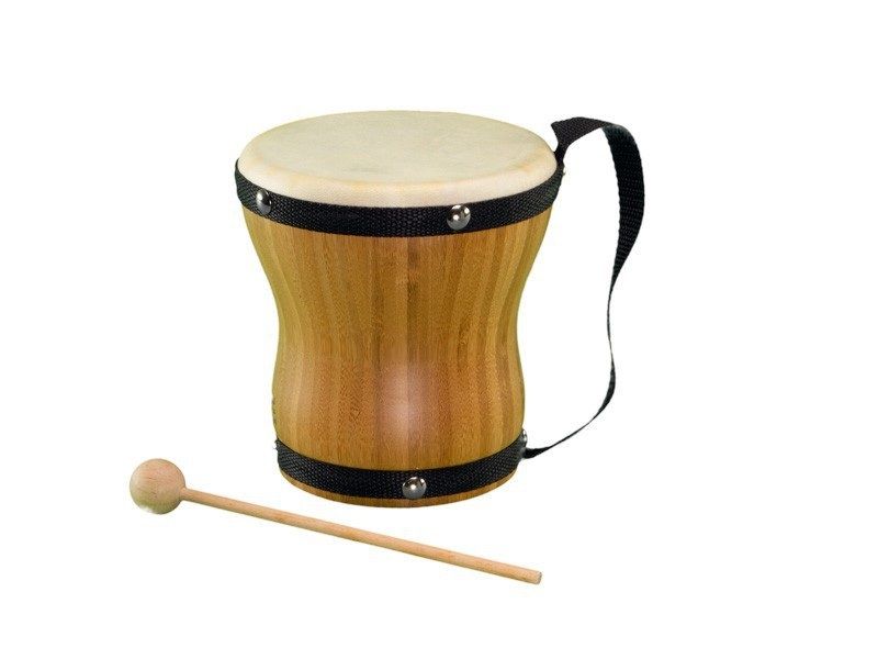 Bamboo Natural Bongo With Strap