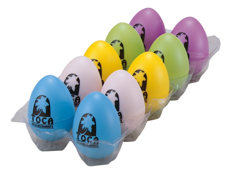 Toca Percussion Egg Shakers, Set Of 10