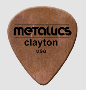 Steve Clayton™ Metallics Copper Guitar Picks, Standard, 3 Pieces
