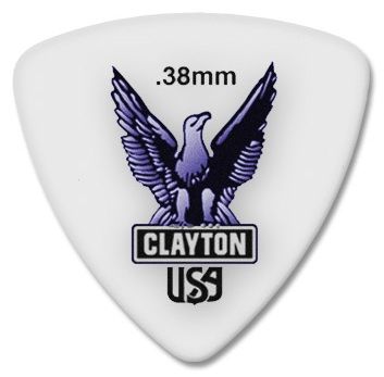 Steve Clayton™ Acetal/Polymer Pick: Rounded Triangle