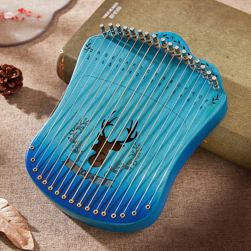 Miniature Lyre Harp Harpika 17 Key | Hollow Reindeer