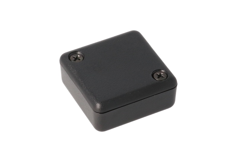 Enclosures, Boxes, & Cases Mini/Handheld/Abs 1.38 X 1.38 X .59″ – Black