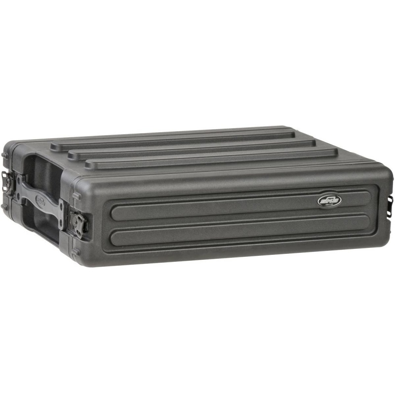 Skb 2U Roto Shallow Rack Case With Steel Rails