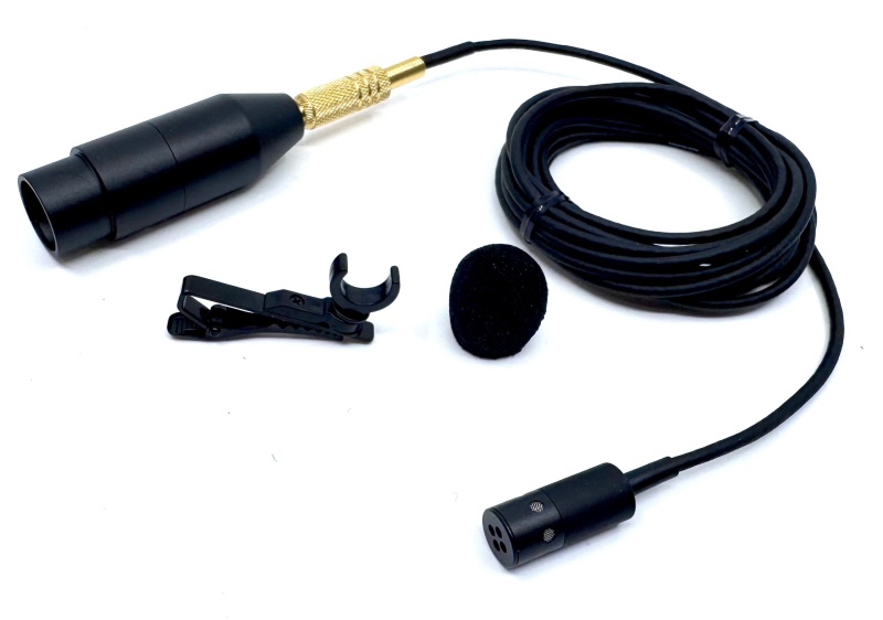 Audio Technica At831 Cardioid Lapel Microphone With Rotating Clip And Windscreen – Phantom Power Only