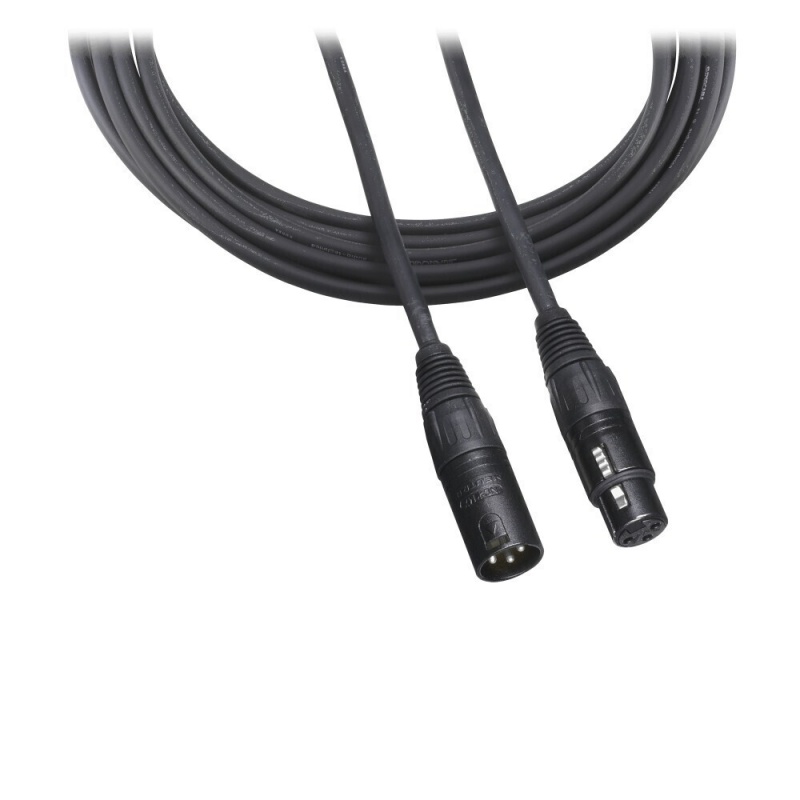 Audio-Technica At8314 Premium Microphone Cable (1.5′, Black)