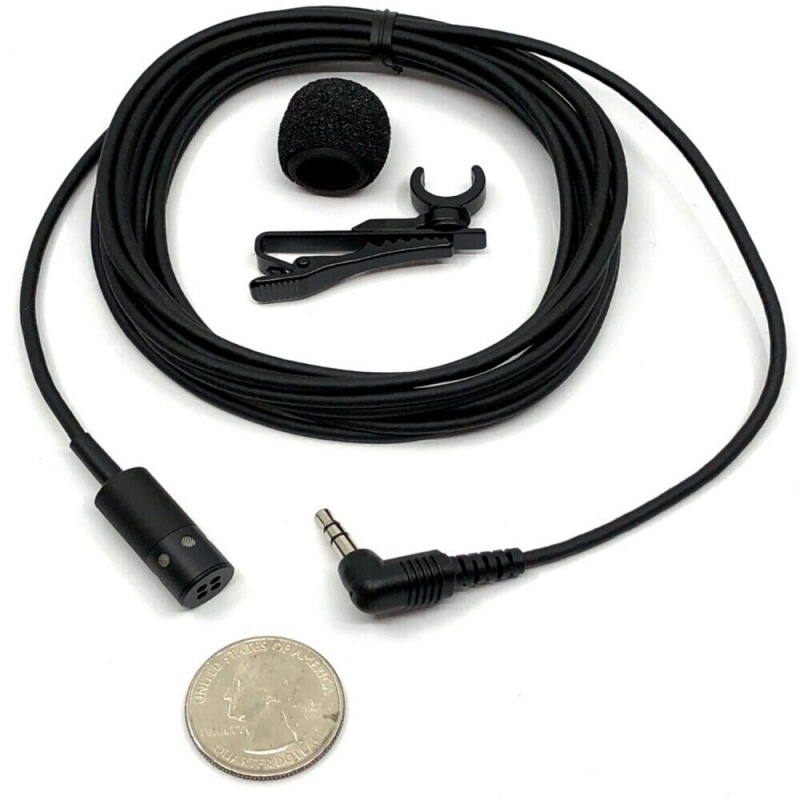 Cardioid Lapel Mic With Clip And Windscreen – Balanced 3.5Mm Plug – See Details