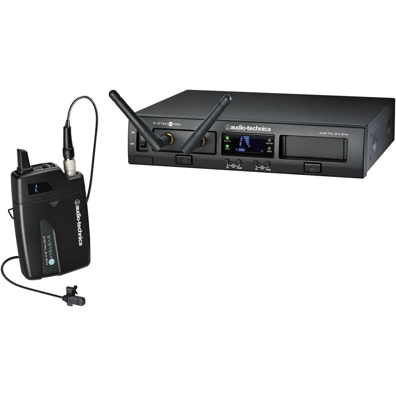 Audio-Technica Atw-1301/L System 10 Pro Digital Wireless Omni Lavalier Microphone System (2.4 Ghz)