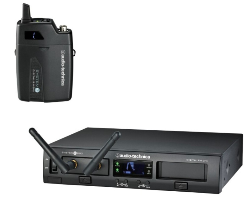 Audio-Technica System 10 Pro Rack-Mount Digital Unipak Transmitter System (2.4 Ghz)