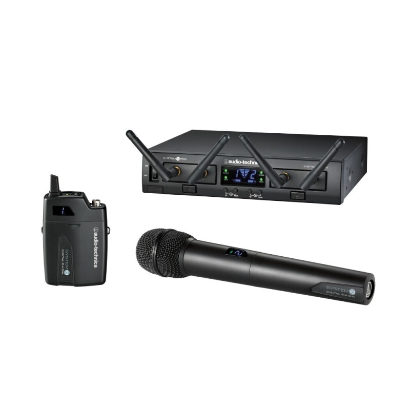 Audio Technica System 10 Pro Body-Pack And Dynamic Handheld Microphone System