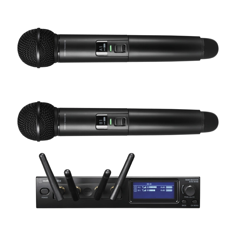Click To Save An Extra $100 Today! Audio-Technica System 20 Pro 2-Channel Handheld 2.4 Ghz Wireless