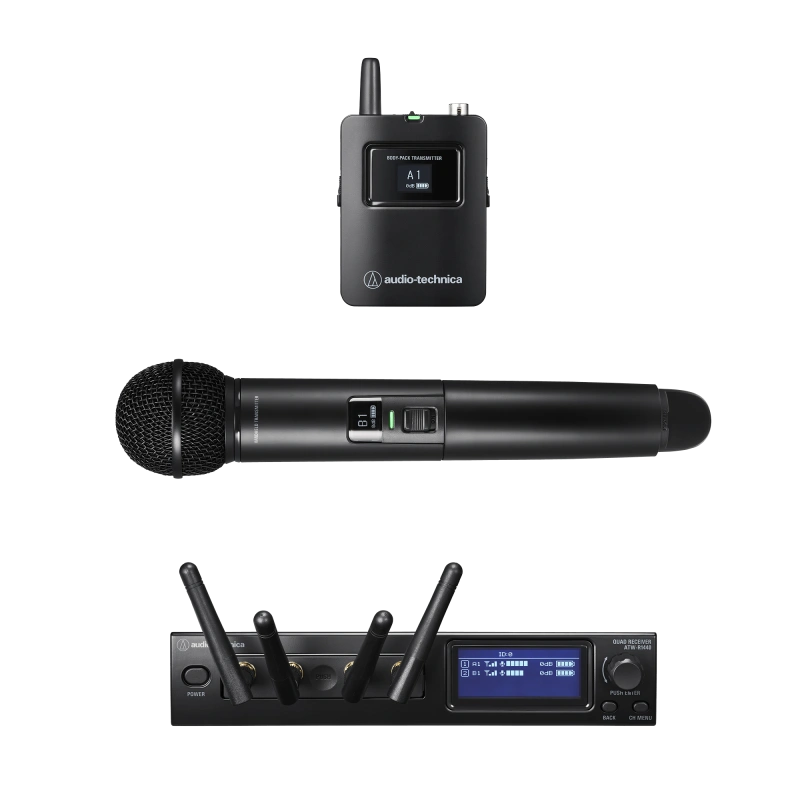 Click To Save An Extra $100 Today! Audio-Technica System 20 Pro 2-Person Digital Wireless Combo Microphone System With Handheld & Bodypack Transmitters (2.4 Ghz)