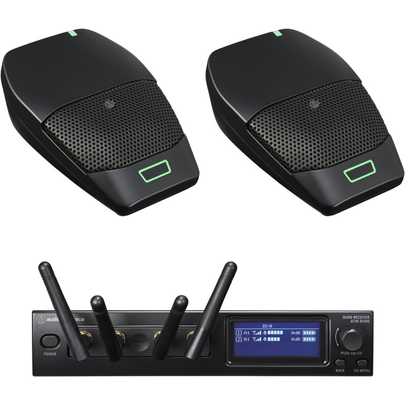 Audio-Technica System 20 Pro 2-Person Digital Wireless Boundary Microphone System (2.4 Ghz)
