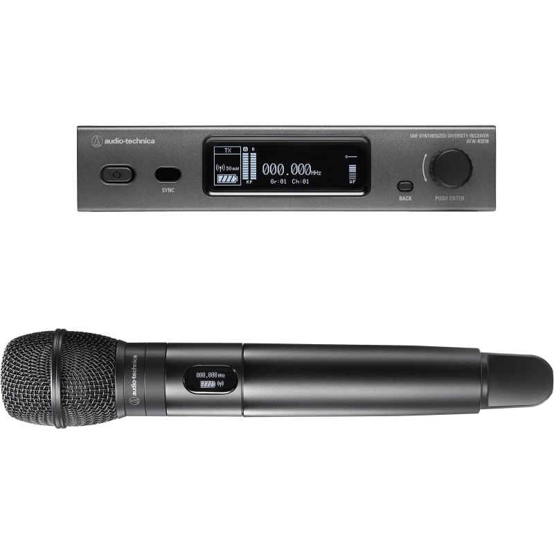 Audio-Technica Atw-3212/C710ee1 3000 Series Wireless Handheld Microphone System With Atw-C710 Capsule (Ee1: 530 To 590 Mhz)