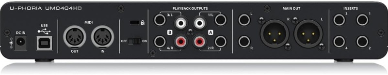 Behringer U-Phoria Umc404hd – Usb 2.0 Audio/Midi Interface
