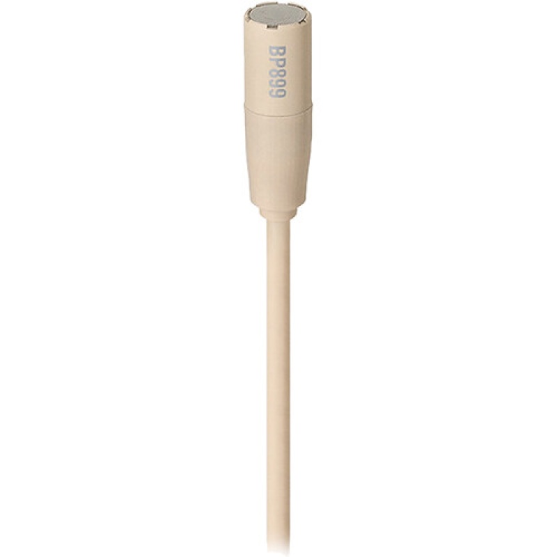 Audio-Technica Subminiature Omnidirectional Lavalier Microphone (Theater-Beige, Cw-Style Connector)