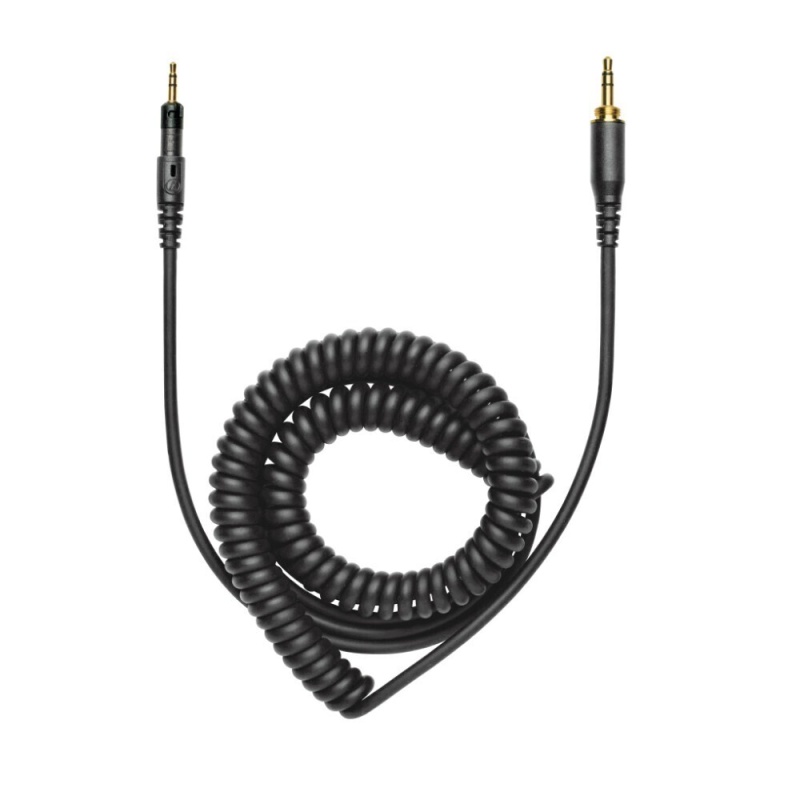 Gray Coiled Replacement Cable For Ath-M50x Headphones