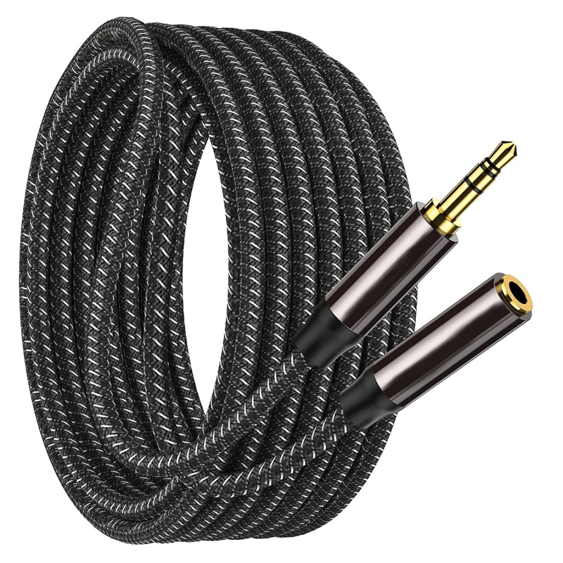 Ultra-Premium Mono/Stereo 3.5mm (1/8 Inch) Shielded Stereo Extension Cable