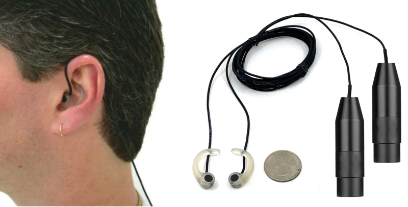 Master Series Ultra-Low Noise, In-Ear Binaural Microphones – Made In Usa