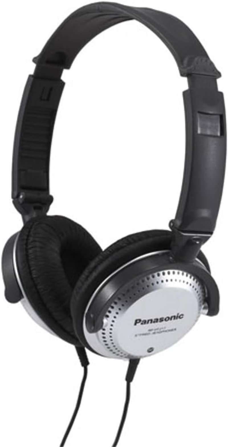 Panasonic Stereo Headphones On-Ear Headphones With Xbs Port, Integrated Volume Controller And Lightweight Foldable Design