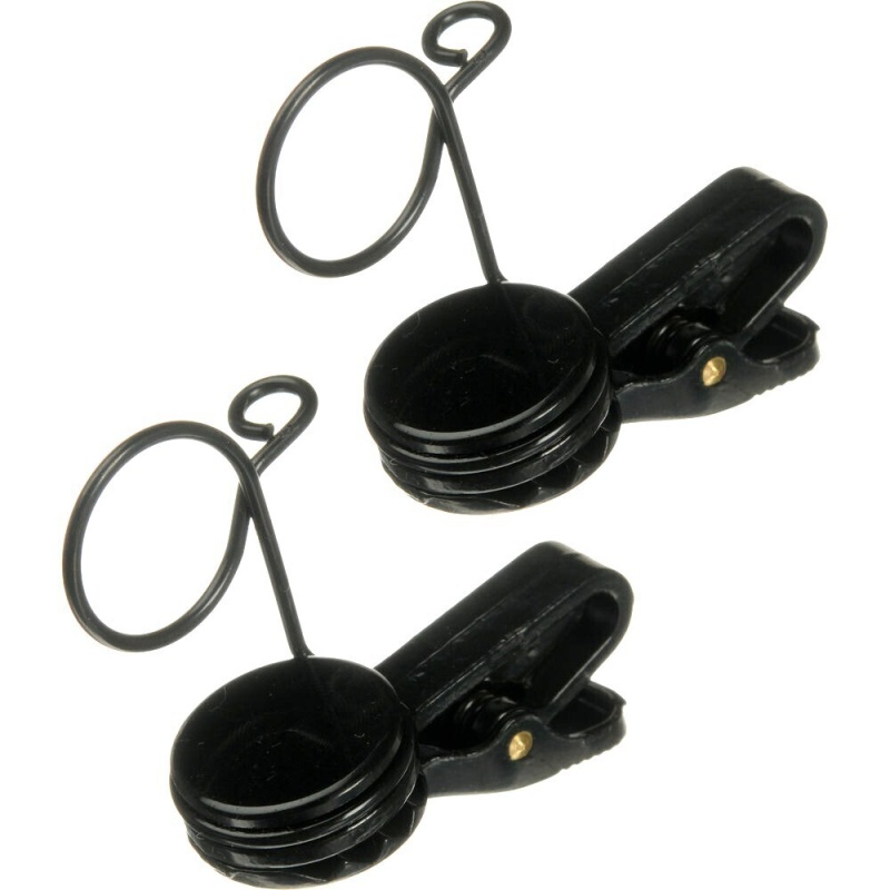 One Pair Lapel Clip For All Shure Mx100 Series Mics And At853/U853 Microphones