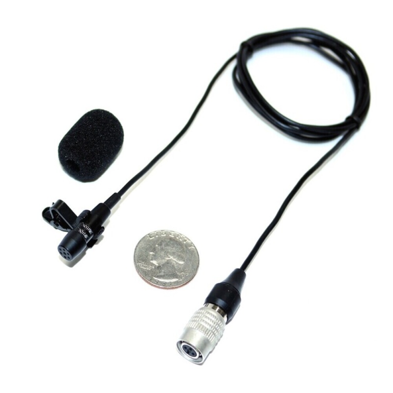 Mini Cardioid Condenser Lavalier Microphone For Audio Technica Unipack Wireless Systems – Alternative To At831cw