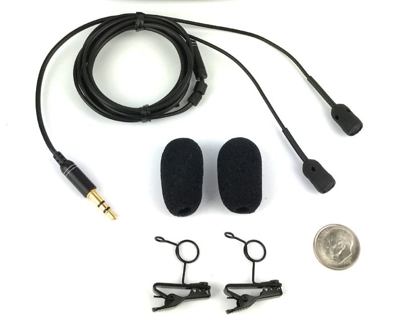 High Sensitivity Mini Stereo Cardioid Microphones – Made In Usa