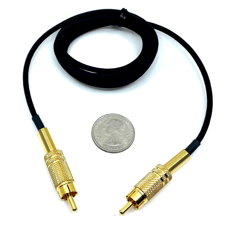 Closeout! Premium Rca Male To Rca Male Cable. Made In Usa., Cable Length: 1 Meter