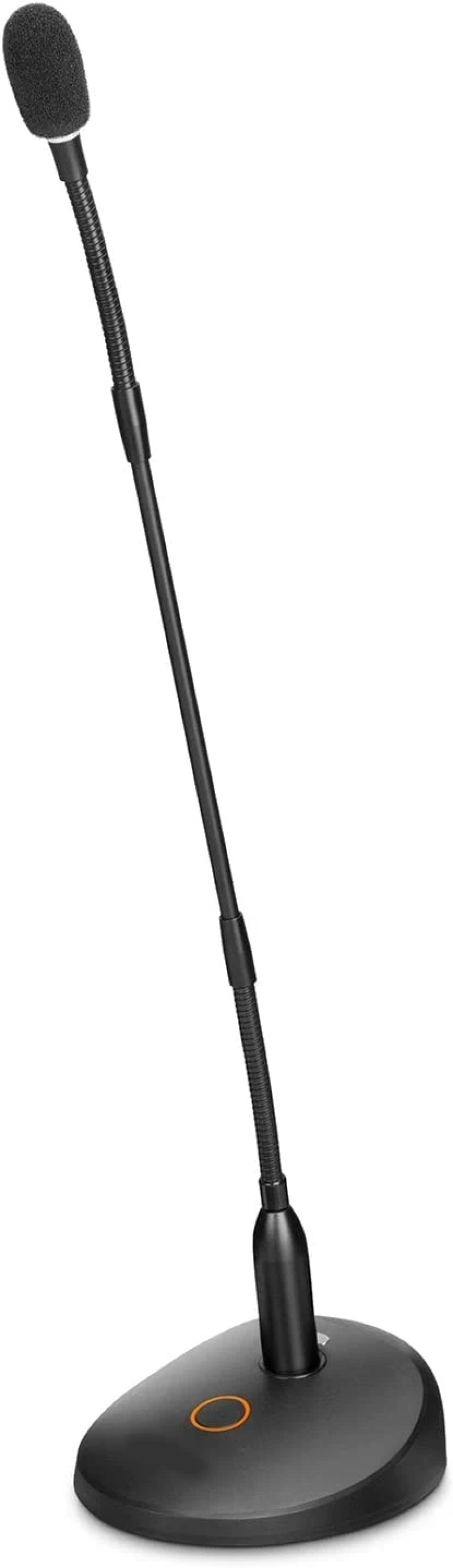 Desktop Gooseneck Cardioid Condenser Microphone – Battery Or Phantom Powered