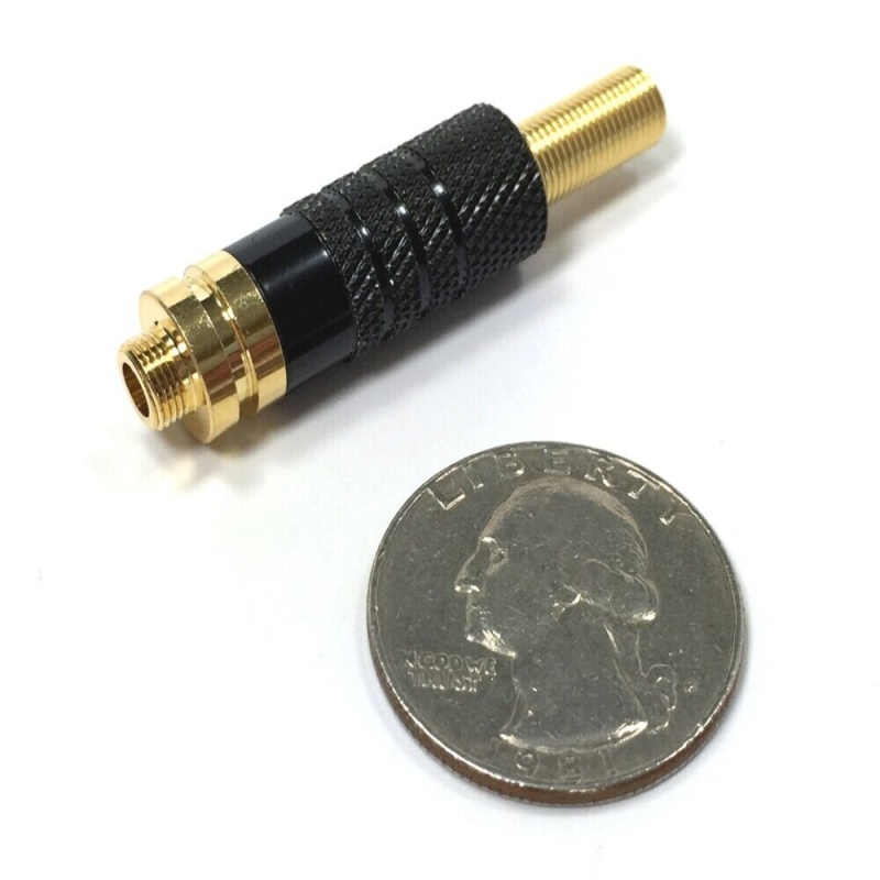 Replacement 3.5Mm Trs Female Connector With Threaded Bushing