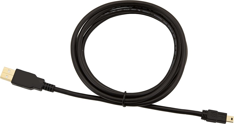 Mini Usb To Usb A Male Cable – 6 Feet Long