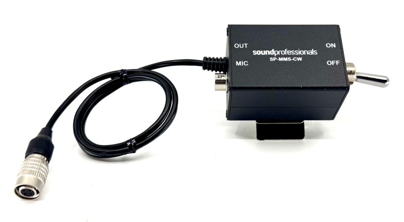 Wireless Microphone Remote In-Line Mute Switch For Audio Technica Unipak® Body-Pack Wireless Transmitters