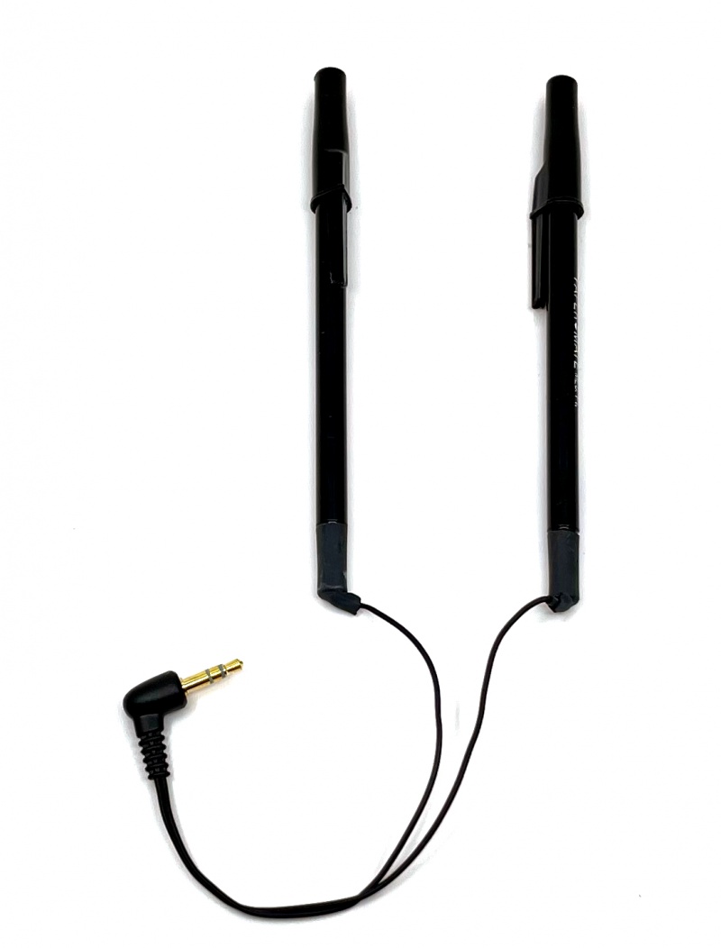 Stereo Pen Microphone. Compatible With Most Portable Digital Recorders