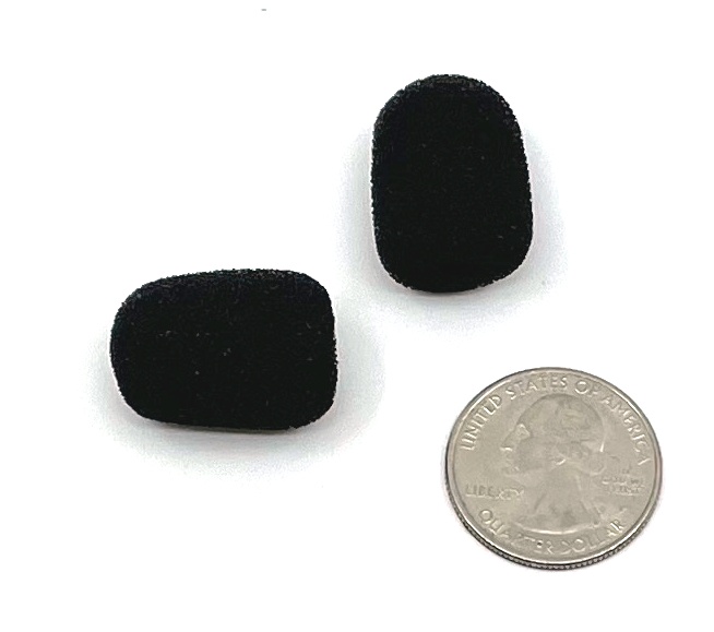 10 Premium Windscreens For Miniature Binaural, Cardioid, Mini Mono And Lapel Mics