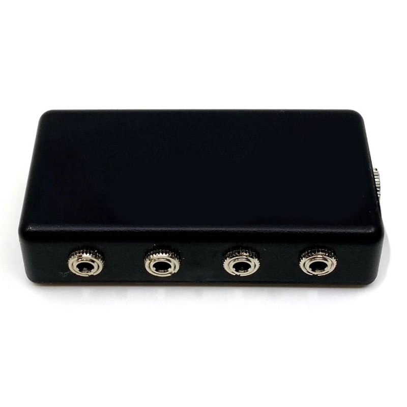 Splitter With Four 3.5Mm Mono Or Stereo Outputs And One 3.5Mm Mono Or Stereo Input. Made In Usa