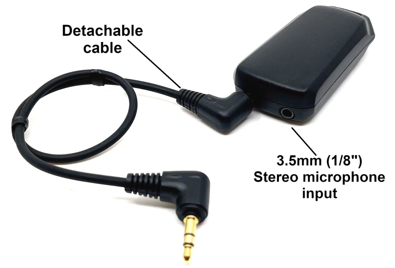 Micro-Mini 12V Microphone Power Supply In Key Fob Case