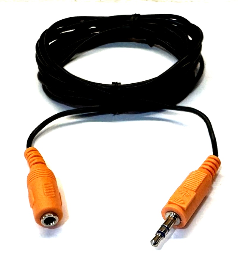 Lightweight Shielded 3.5Mm Male To Female Microphone Extension Cable – 10 Feet Long