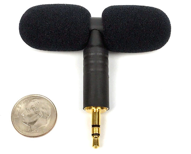 High-Sensitivity Version Of Our Original Stereo T Microphone, Compatible With Most Portable Recorders