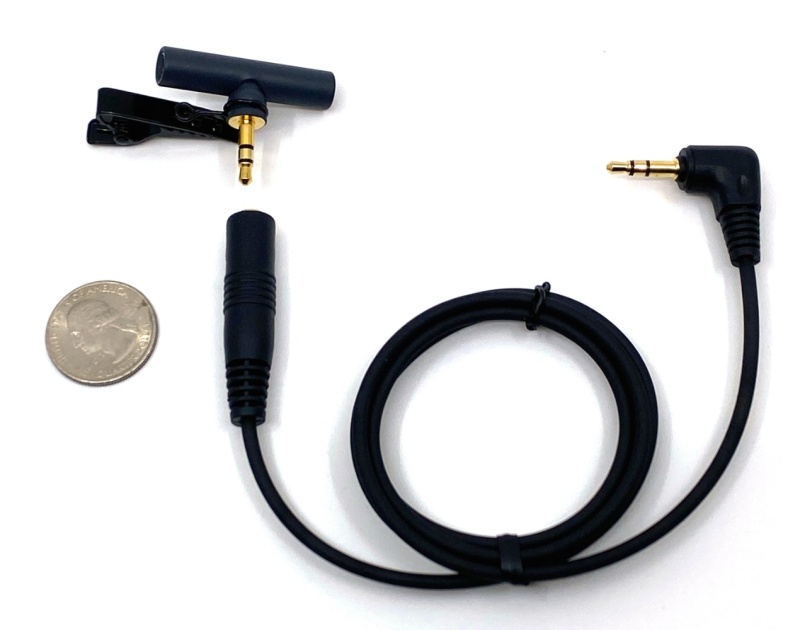 Low Profile Single Point Stereo Microphone. Windscreens, Clip And Cable (Sp-Spsc-9-12-3) Included. Made In Usa